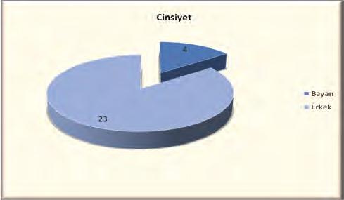 Grafik 1- Uzman Personelin Özellikleri İtibari İle Dağılımı Diğer yandan destek hizmetlerini yürütmek üzere,