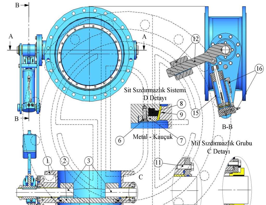 S.D.E. Ürün Kodu: HDC No Parça Adı Malzeme Açıklama EN Standardı Malzeme No GGG 40 EN-GJS-450-15 0.7040 Sfero Döküm 1-5 Gövde ve kapaklar GGG 50 EN-GJS-500-7 0.7050 ST 37-2 Çelik İmalat EN 10025 1.