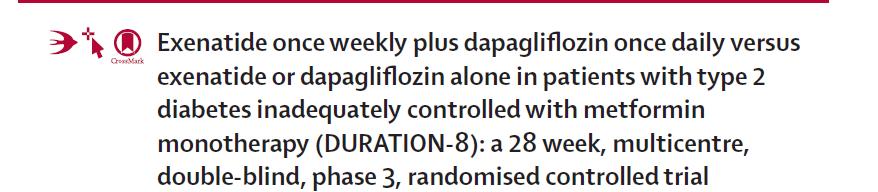 met + dapa + exenatide / hf kombinasyonunda, 28 hafta sonunda HbA1c de % 2 azalma, 3.