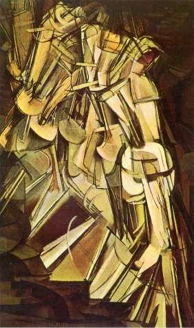 197 Resim 1: Marcel Duchamp, 1912, Merdivenden İnen Çıplak, No. 2, 146x89cm, T.Ü.Y.B.
