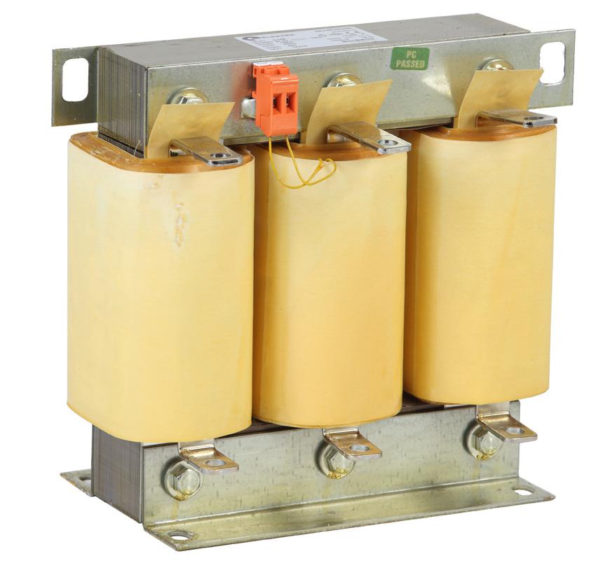 REAKTÖRLER HARMONİK FİLTRE REAKTÖRLERİ Harmonik Filtre Reaktörleri, filtreli kompanzasyon sistemlerinde kondansatörlere seri olarak bağlanılarak kullanılır.