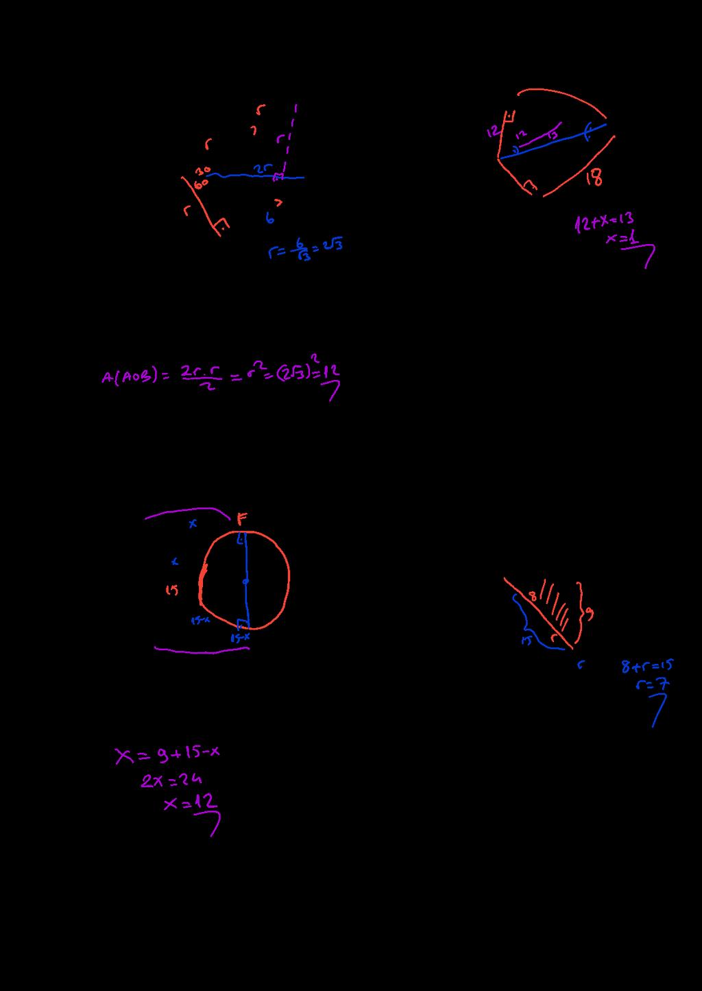 ÇM UZUU 5. 7. 5 1 P 0 T [, merkezli çembere T noktsınd teğettir. m( ) = 0, T = 6 cm, =, [] // [T olduğun göre, üçgeninin lnı kç cm dir?