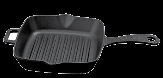 47 GRILL PAN IZGARA TAVA LV ECO GT 2645 w: 26,9 cm l: 52,9 cm h:4 cm 3,42 lt 6-8 5,61 kg Description: Grill Pan, Integral metal handles. Dimension 26x45 cm.