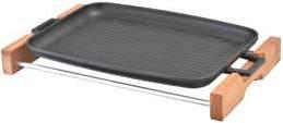 51 GRILL PAN IZGARA TAVA LV ECO GT 3142 w: 31 cm l: 51,7 cm h:3,1 cm 2,40 lt 8 5,46 kg Description: Grill Plate/Dish, Integral with metal handles. Dimension 31x42 cm.