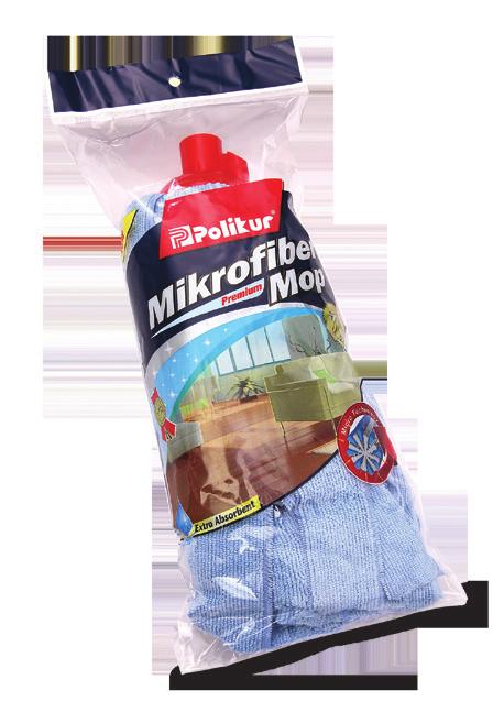 Statik etkilidir ve bakteri üremesini engeller. It provides perfect cleaning on all surfaces. It is very absorbent and does not leave marks.