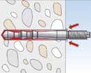 Kimyasal dübel FIS HB nin büyük kartuş boyutu seri montajlar için idealdir.