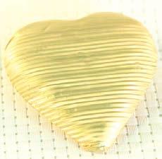 Medium Heart 210-173 Lila Yaldızlı Orta Kalp