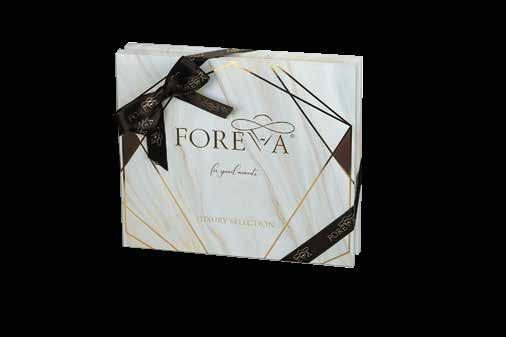 Diamond Foreva Chocolate ın şıklığı temsil eden tasarımı ve spesiyal çikolataları özel anlarınızın vazgeçilmez lezzetleri arasında yer alacak.