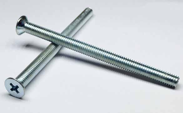 RECESSED COUNTERSUNK HEAD SCREWS