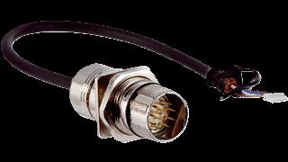 konnektör, JST, 8 pin, düz Kafa : serbest kablo ucu Kablo: SSI, rtımlı, PUR, halojensiz, lendajlı, 1,5 m Kafa : Dişi konnektör,