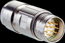 pin, düz Kafa : Erkek konnektör, M23, 12 pin, düz Kablo: rtımlı, PUR, halojensiz, lendajlı, 2 m Kafa : Dişi konnektör, JST, 8