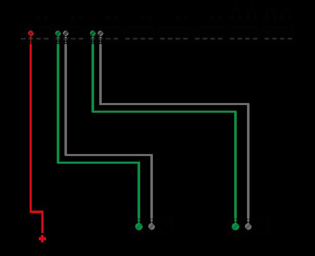 5. Bağlantı Şemaları 5.1. Modbus Slave / Master Bağlantı Şeması Modbus Slave Cihaz üzerinde bulunan tüm girişlerin ve rölelerin bir modbus register adresi bulunur.