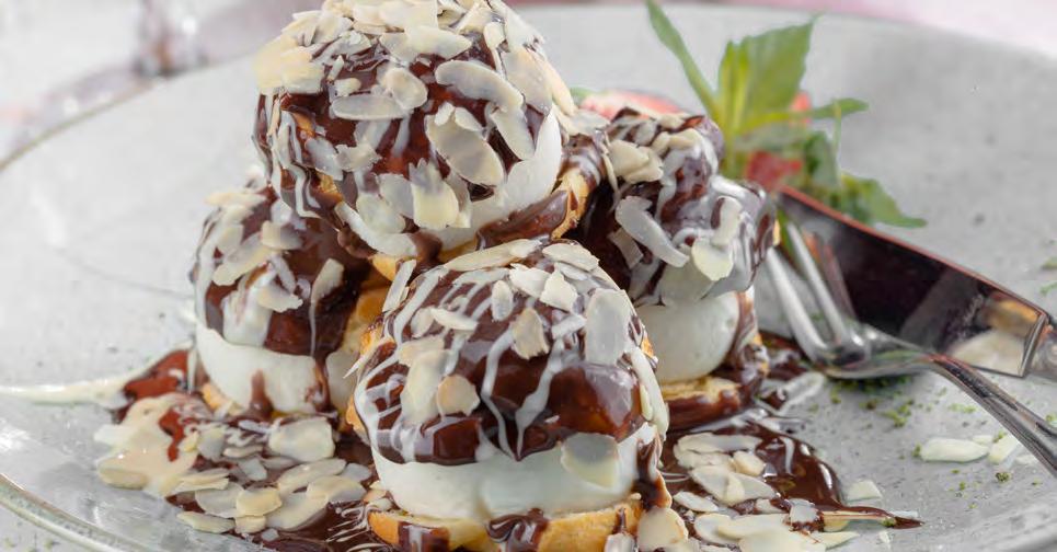 Dondurmalı Bademli Profiterol San