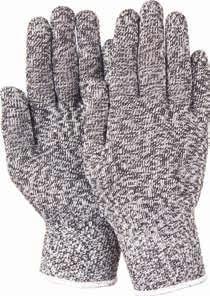 the hand with slim, seamless knit, soft and flexible structure - Advanced high cut resistance - Protection against mechanical risks - Can be worn for single or into gloves for