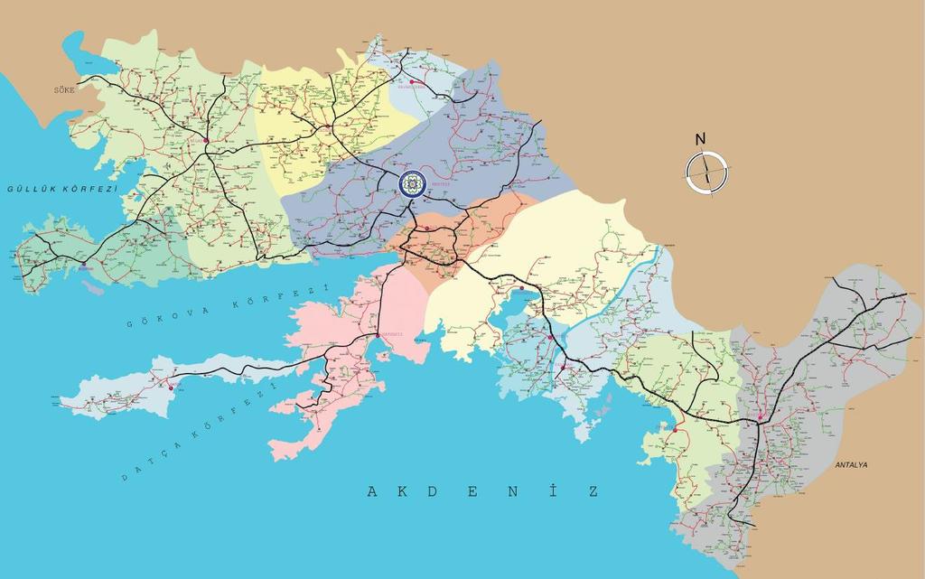 (648 km), Arnavutluk (362 km), Karadağ (293 km), İsrail (273 km), Lübnan (225 km), Slovenya