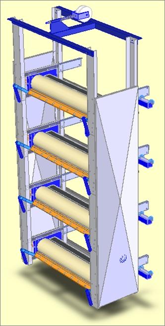 Kümes sistemi içinde amaca en çok hizmet eden eleman kafes sistemidir. EGE KAFES sisteminde klasik tavuk kafesi (EGE 60 ) ebatı 600x580x600mm (600x600)olarak imal edilmektedir.