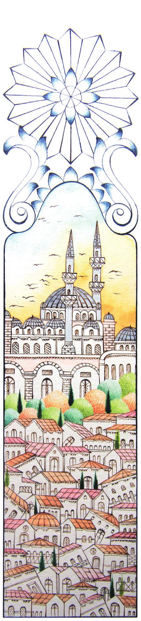 KİTAP AYRACI Fatih Sultan Mehmet tarafından fetihten hemen sonra Eyyüb el-ensari nin türbesi yaptırılmış, sonrasında yakınına cami, medrese, imaret ve hamam gibi yapıların eklenmesiyle