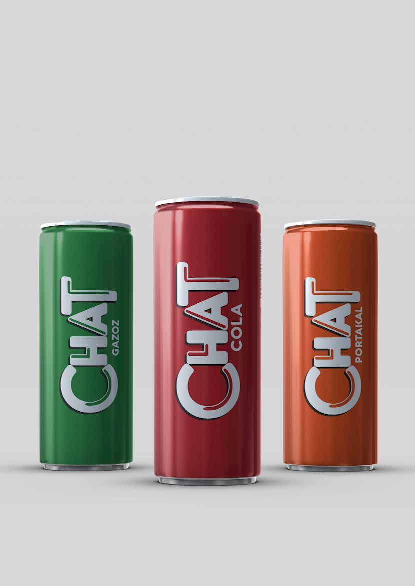 12 Chat Cola - Portakal - Gazoz Cola - Orange