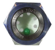 M26x1,5 Working Pressure [bar] 130 bar SIGHT GLASSES ; Used for controlling level of liquid and oil.