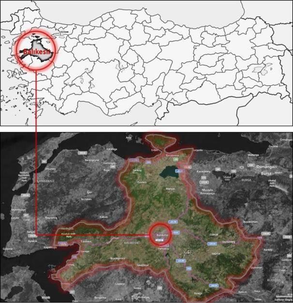 1. PLANLAMA ALANI ÜLKE VE BÖLGE İÇİNDEKİ KONUMU Planlama alanı Balıkesir İli, Karesi İlçesi, Kuvayi Milliye Mahallesi sınırları içerisinde yer almaktadır.