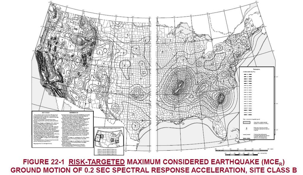 ASCE 7-10 - Yatay Deprem Tasarım Spektrumu B Zemin Sınıfı ve T=0.