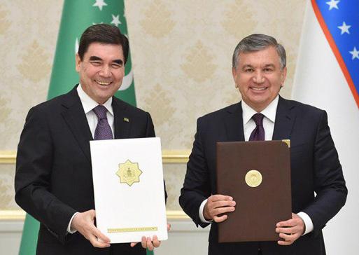 TÜRKMENİSTAN CUMHURBAŞKANI ÖZBEKİSTAN DA Türkmenistan Cumhurbaşkanı Gurbanguly Berdimuhammedov 23 Nisan da Özbekistan ı ziyaret etti.