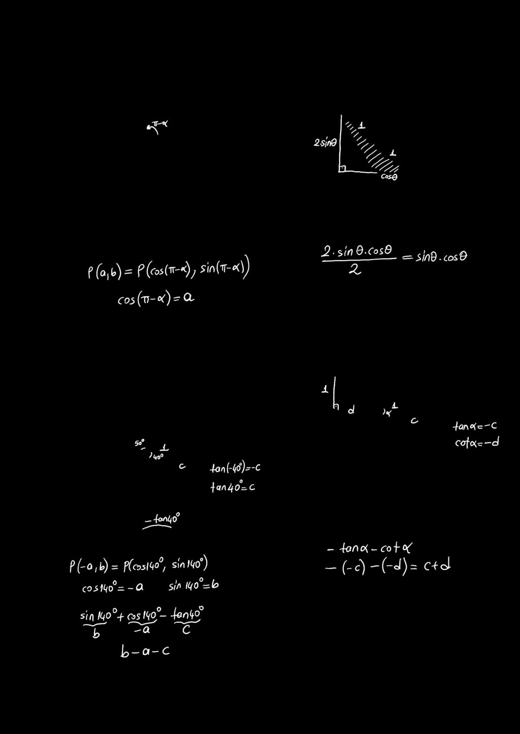 GM FOMÜ. y 8. y P(a, b) P (0, ) ı O O (, 0) ı θ Şekilde, O mekezli biim çembein. bölgesinde P(a, b) noktası veiliyo. mop ( % ) = a olduğuna göe, cos(p a) ifadesinin eşitini bulunuz.