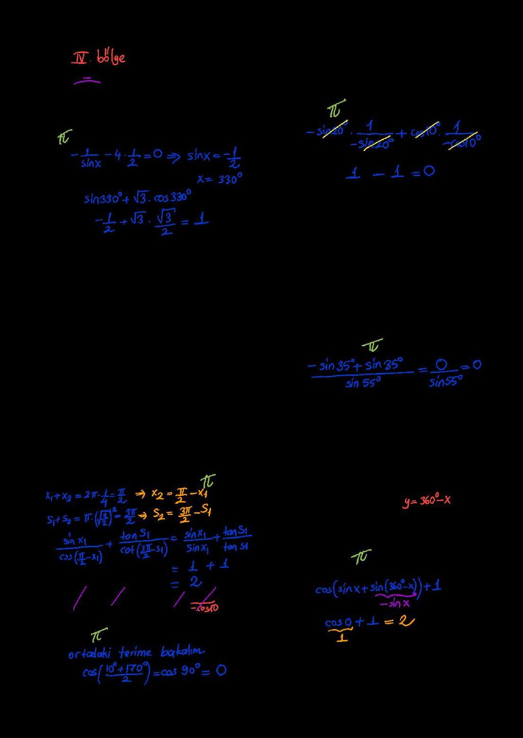 TST 0 TGOOMT GM FOMÜ. 70 < < 0 olmak üzee, cosec sin = 0 olduğuna göe, sin + cos işleminin sonucu kaçtı? ) ) ) ) ). sin00 csc( 0 ) + cos( 0 ) sec(70 ) işleminin sonucu aşağıdakileden hangisidi?