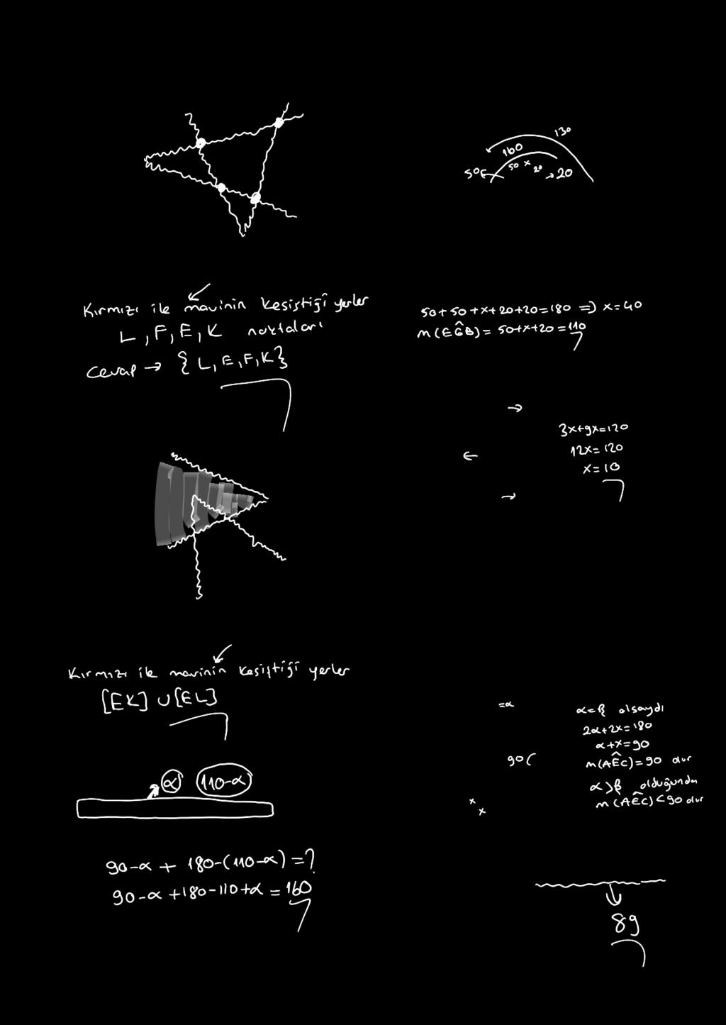 0 1 ÜÇG OĞU Ç 1. M 4. Şekildeki verilere göre, + M kümesi nedir? G Şekilde, G ve noktaları doğrusaldır. m(g ) = m(g ), m(g ) = m(g ) mg ^ h = 160, m^gh = 130 olduğuna göre, mg kaç derecedir? ^ h 5. 3.