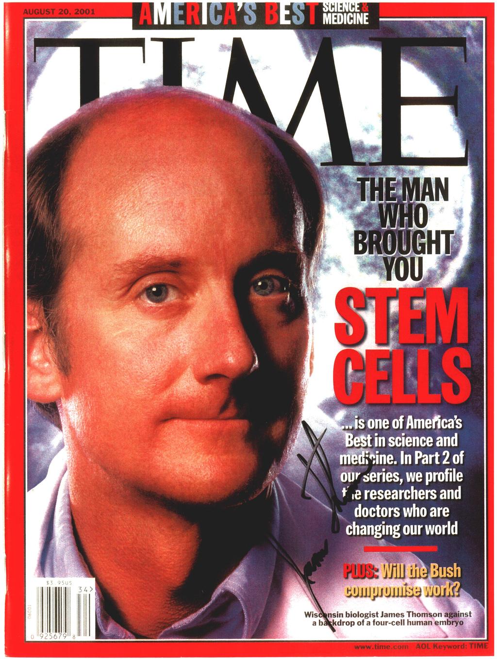 İnsan Thomson JA, Itskovitz-Eldor J, Shapiro SS, Waknitz MA, Swiergiel JJ, Marshall VS, Jones JM. (1998) Embryonic stem cell lines derived from human blastocysts.