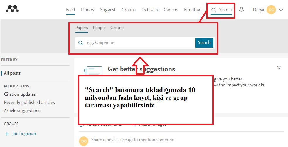 bulunabilirsiniz. - Mendeley ile 10 milyondan fazla kayıt içinde tarama yapabilirsiniz.