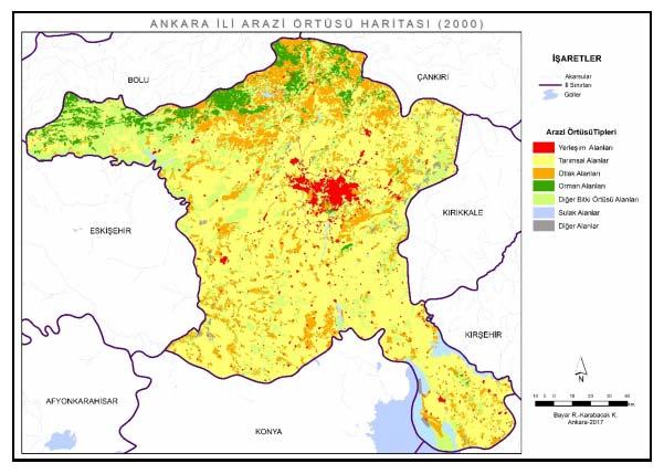 Ancak, ana başlıklar değerlendirildiğinde doğruluk payı artan bir arazi kullanımı verisi olarak düşünülebilir.