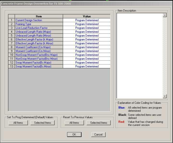 3.3 Genel Amaçlı Yazılımlar Genel amaçlı yazılımlarda narinlik uygulaması Design Overwrites (Boyutlandırmada Üzerine Yazma) ileti kutusundaki narinlik parametreleri aracılığı ile yapılmaktadır. 3.3.1 SAP 2000 Uygulamaları SAP 2000 ortamında narinlik uygulaması için bir çubuk seçildikten sonra, Design Concrete Frame Design View/Revise Overwrites komutları kullanıldığında Şekil 3.