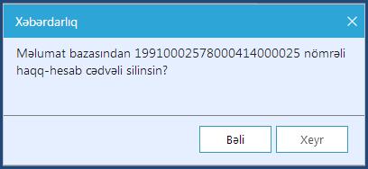 a) Əvvəlcə "Haqq-hesab cədvəlinin qeydiyyat məlumatları"-nı qeyd etməliyik. Buna görə "Cədvəlin qeydiyyat tarixi" seçilir. "Protokolun tarix/nömrəsi" qeyd edilir.