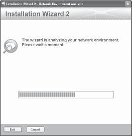 5 IP Adresini Atama 1. Yazılım CD sinin Software Utility dizinindeki Installation Wizard 2 (Kurulum Sihirbazı 2) programını çalıştırın. 2. Program, ağ ortamınız üzerinde analizler yapacaktır.