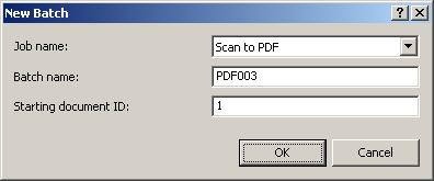 PDF'ye tara PDF'ye Tara, Taramaya Hazır'a benzer, ancak bu işte belgelerinizi taradığınızda ilk sayfa Resim Görüntüleyici'de görüntülenir ve sizden dizin verisi olarak bir Belge Adı girmeniz istenir.