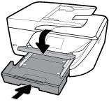 Tüm kağıt parçalarını yazıcıdan temizlemezseniz başka kağıt sıkışmaları da olabilir. 5. Giriş tepsisini takın, kağıt yükleyin ve çıkış tepsisini indirin.