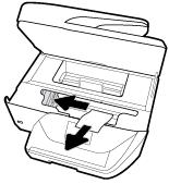 Yazıcıdan tüm kağıt parçalarını temizlemezseniz, kağıt sıkışma sorunları devam edebilir. b.