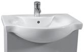 lavabo, 66 cm Orta armatür delikli, su taşma delikli 200 16 2044L003-1029 Etajerli lavabo, 86 cm Orta armatür delikli, su taşma delikli 225 14 2045L003-1029 Etajerli lavabo, 106 cm Orta armatür