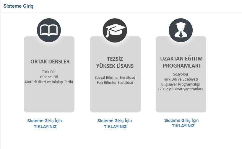 ORTAK DERSLER alanı; üniversitemizde yer alan lisans/önlisans programlarındaki Türk Dili I- II, Yabancı Dil I-II ve Atatürk İlkeleri ve İnkılap Tarihi I-II derslerini alan bütün öğrencilerin öğrenme