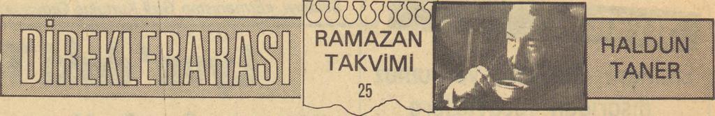 O zaman her opereti ille İsmail Hakkı B ey in bestelemesi lazımdı. Ben onu ikna ettim. Yine siz besteleyin, ama arada Lehar ın da bir-iki şarkısı bulunsun, dedim. Bu ilk adim oldu.