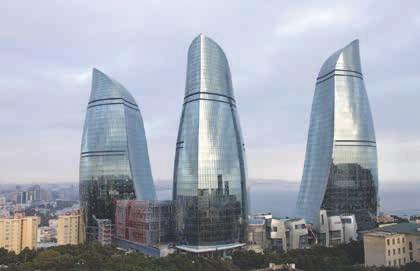 000 m² alan üzerine 22 kat olarak inşa edilen, Azerbaycan ın en nitelikli projelerinden biri olan Azersu Tower da Hager