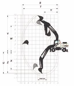 ÖLÇÜLER GENEL ÖLÇÜLER Bom Ölçüsü 5.600 mm Arm Ölçüsü *2.400 mm 2.920 mm A - Aks Mesafesi 2.850 mm B - İz Genişliği 1.914 mm C - Dönme Ekseni - Ön Aks Mesafesi 1.