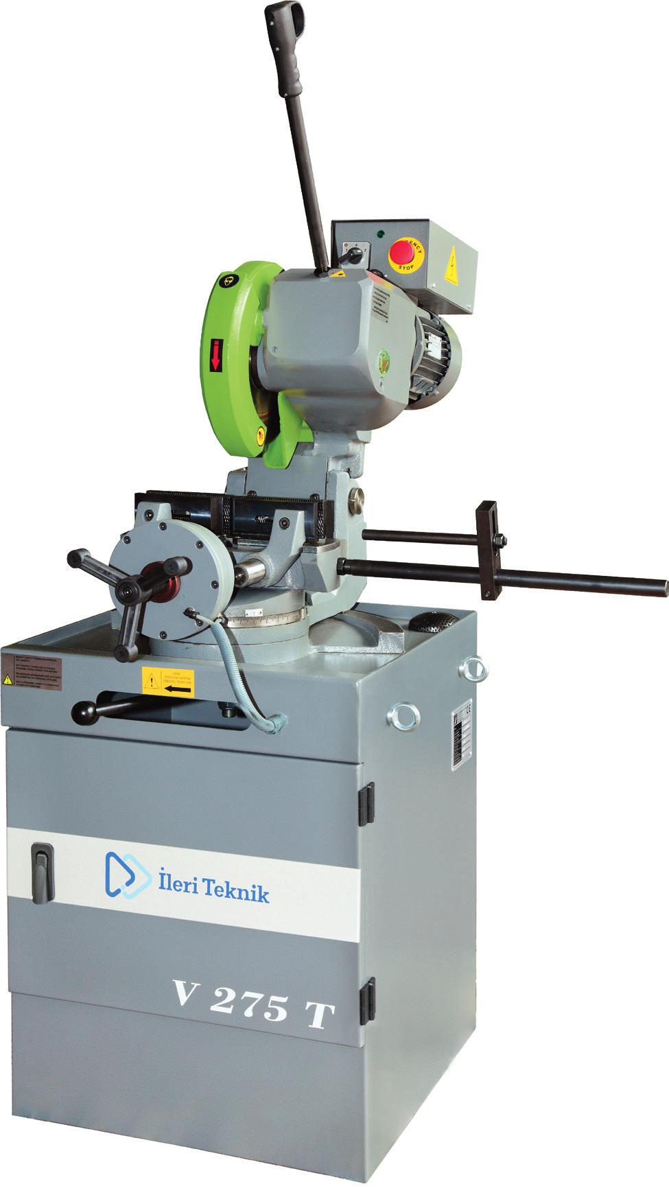 V T operated by a hand Airoperated clamp for material vise Large base for ultrastability.
