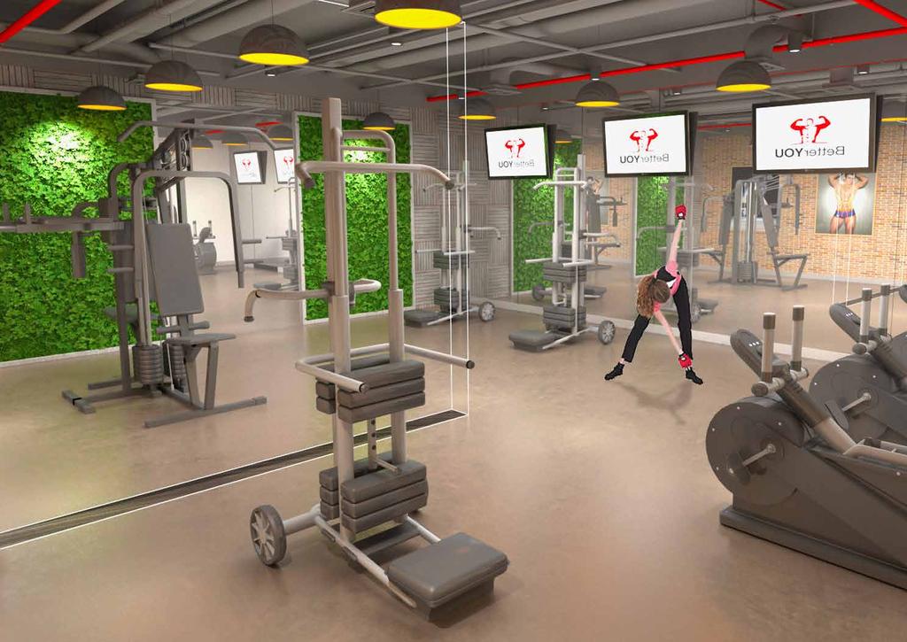 Saklı Kent Residence size, fitness