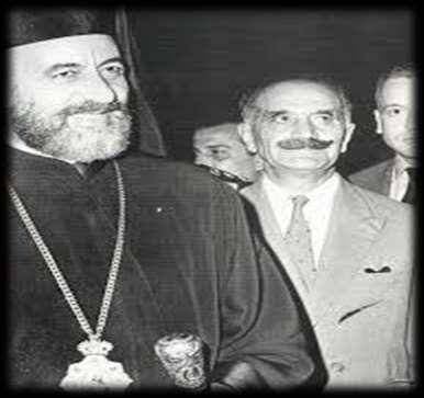 * Başpiskopos Makarios III ile Albay Grivas 1951 yılında Kıbrıs ta silahlı