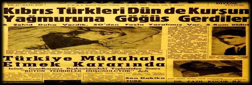 - Türkiye, 23 Aralık 1963 te İngiltere ve Yunanistan hükümetleri nezdinde saldırıların önlenmesi için harekete geçmiş ve bu girişim sonucu 3 ülke ortak bir bildiri yayınlamasına karşın saldırılar