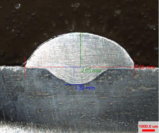 Amaç düşük akımla istenilen kaynak geometrisine ulaşmak olduğu için makinenin fabrika ayar değerinin, yüksek nüfuziyete ulaşılabilen en yüksek pik akım değeri olarak belirlendiği görülmektedir.