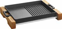 GRILL PAN IZGARA TAVA LV ECO GT 2632 T3 K4 w: 30 cm l: 39,6 cm h:6,2 cm 2,26 lt 6 5,17 kg LV GT 2645 w: 26,9 cm l: 52,9 cm h:4 cm 3,42 lt 6-8 5,61 kg Description: Griddle/Grill, Integral metal