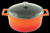 Kenar: 4 mm. siyah black turuncu orange siyah black turuncu orange LV Y TC 24 K2 w: 25 cm l: 32 cm h: 12,5 cm 4,49 lt 4-5 5,76 kg Description: Round Casserole. Diameter (Ø)24 cm.